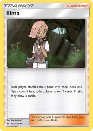 Ilima (121/149) [Sun & Moon: Base Set] Reverse Holofoil