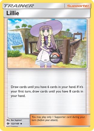 Lillie (122/149) [Sun & Moon: Base Set] Reverse Holofoil
