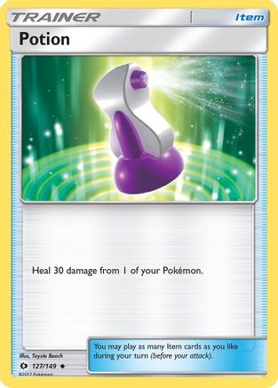 Potion (127/149) [Sun & Moon: Base Set] Reverse Holofoil