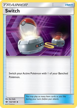 Switch (132/149) [Sun & Moon: Base Set] Reverse Holofoil