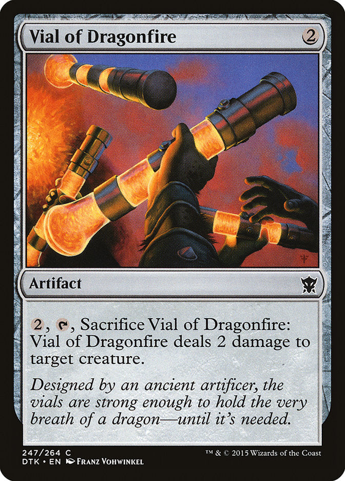 Vial of Dragonfire [Dragons of Tarkir] Foil