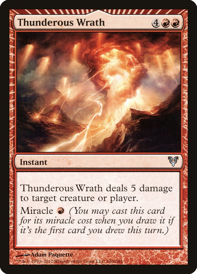 Thunderous Wrath [Avacyn Restored] Foil