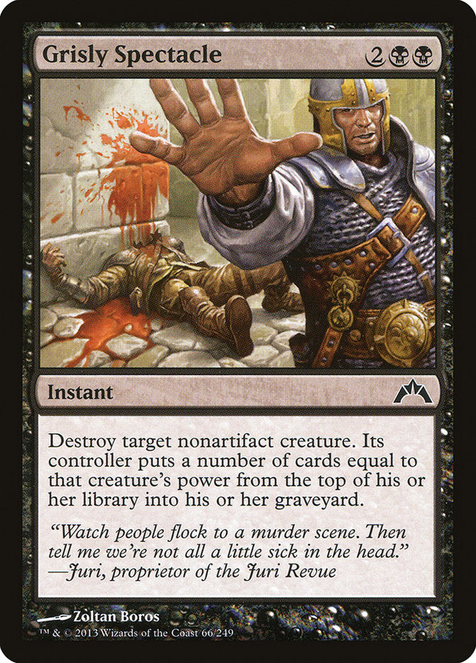 Grisly Spectacle [Gatecrash] Foil