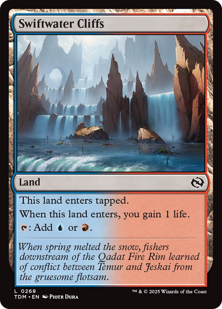 Swiftwater Cliffs [Tarkir: Dragonstorm] Foil