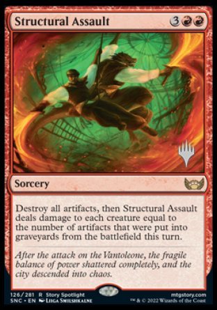 Structural Assault (Promo Pack) [Streets of New Capenna Promos] Foil