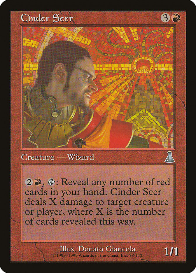 Cinder Seer [Urza's Destiny] Foil