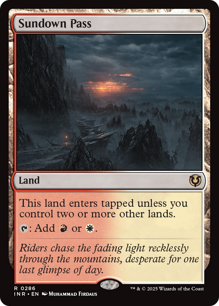 Sundown Pass [Innistrad Remastered] Foil