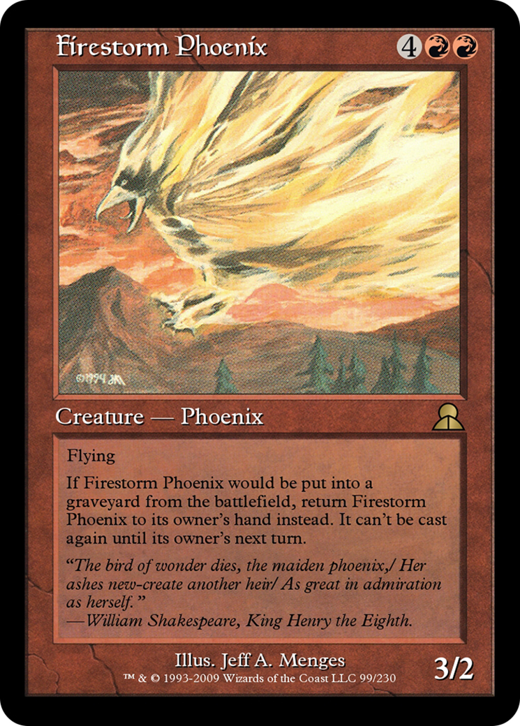 Firestorm Phoenix  [Masters Edition III]