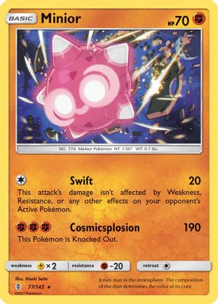 Minior (77/145) [Sun & Moon: Guardians Rising] Reverse Holofoil