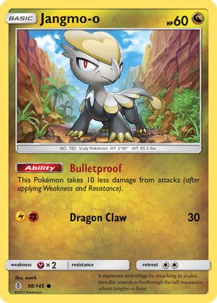 Jangmo-o (98/145) [Sun & Moon: Guardians Rising] Reverse Holofoil