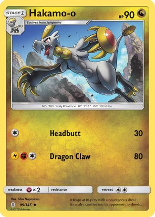 Hakamo-o (99/145) [Sun & Moon: Guardians Rising] Reverse Holofoil