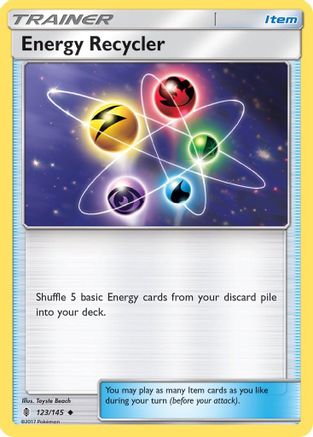 Energy Recycler (123/145) [Sun & Moon: Guardians Rising] Reverse Holofoil
