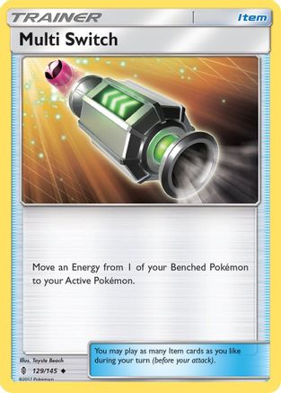 Multi Switch (129/145) [Sun & Moon: Guardians Rising] Reverse Holofoil