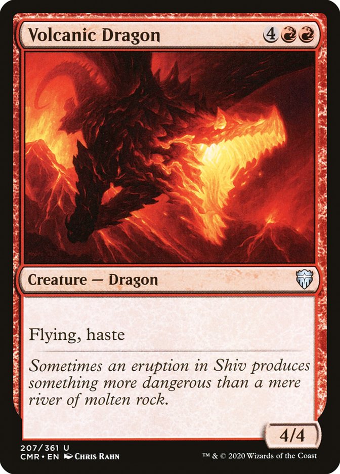 Volcanic Dragon [Commander Legends] Foil