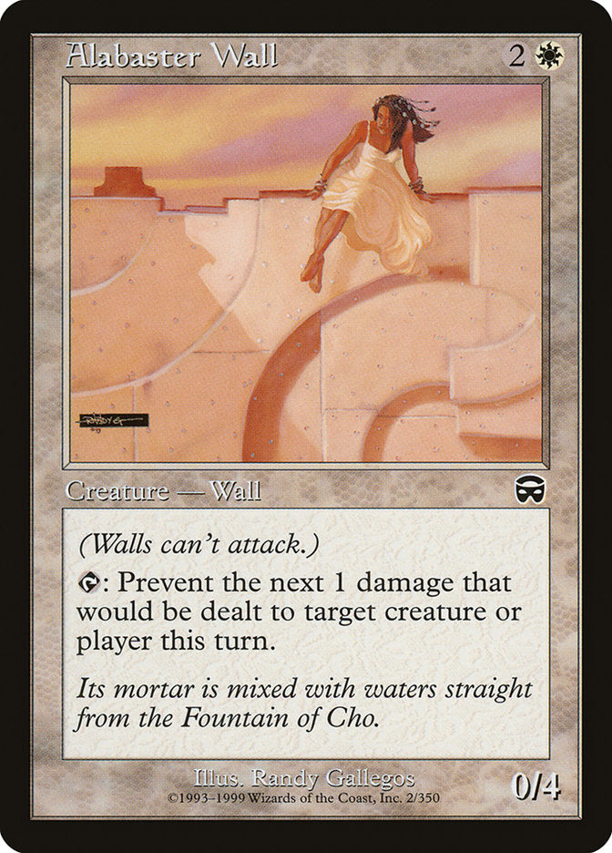 Alabaster Wall [Mercadian Masques] Foil