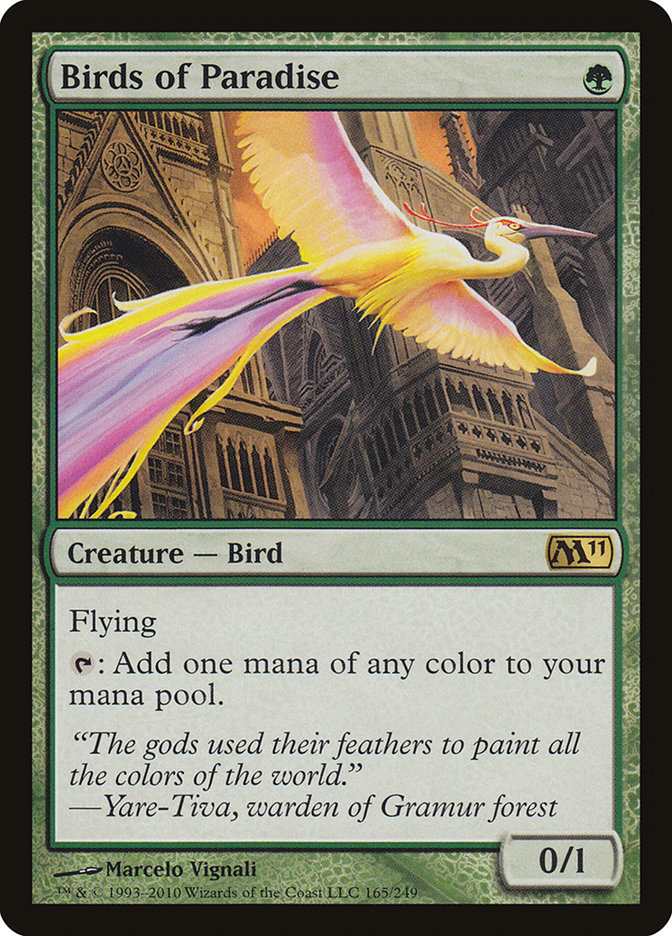 Birds of Paradise [Magic 2011] Foil
