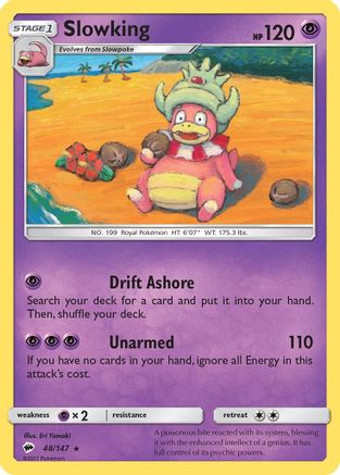Slowking (48/147) [Sun & Moon: Burning Shadows] Reverse Holofoil