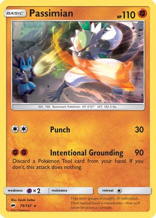 Passimian (79/147) [Sun & Moon: Burning Shadows] Reverse Holofoil