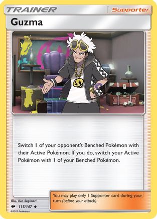 Guzma (115/147) [Sun & Moon: Burning Shadows] Reverse Holofoil