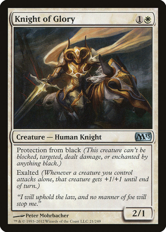 Knight of Glory [Magic 2013] Foil