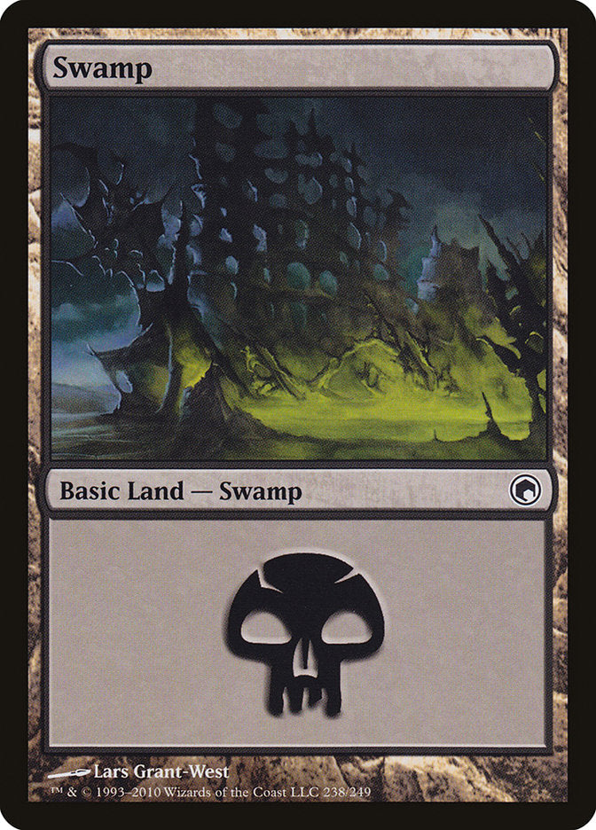 Swamp (238) [Scars of Mirrodin] Foil