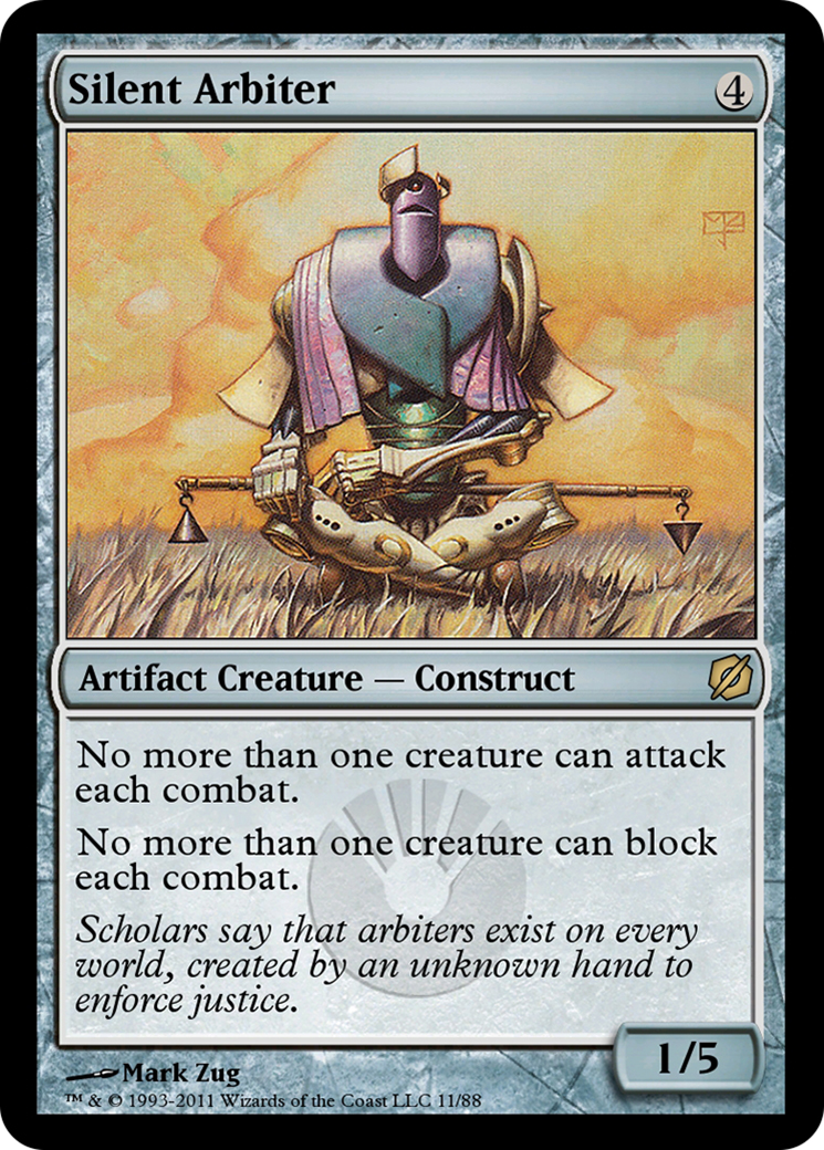 Silent Arbiter  [Duel Decks: Mirrodin Pure vs. New Phyrexia]