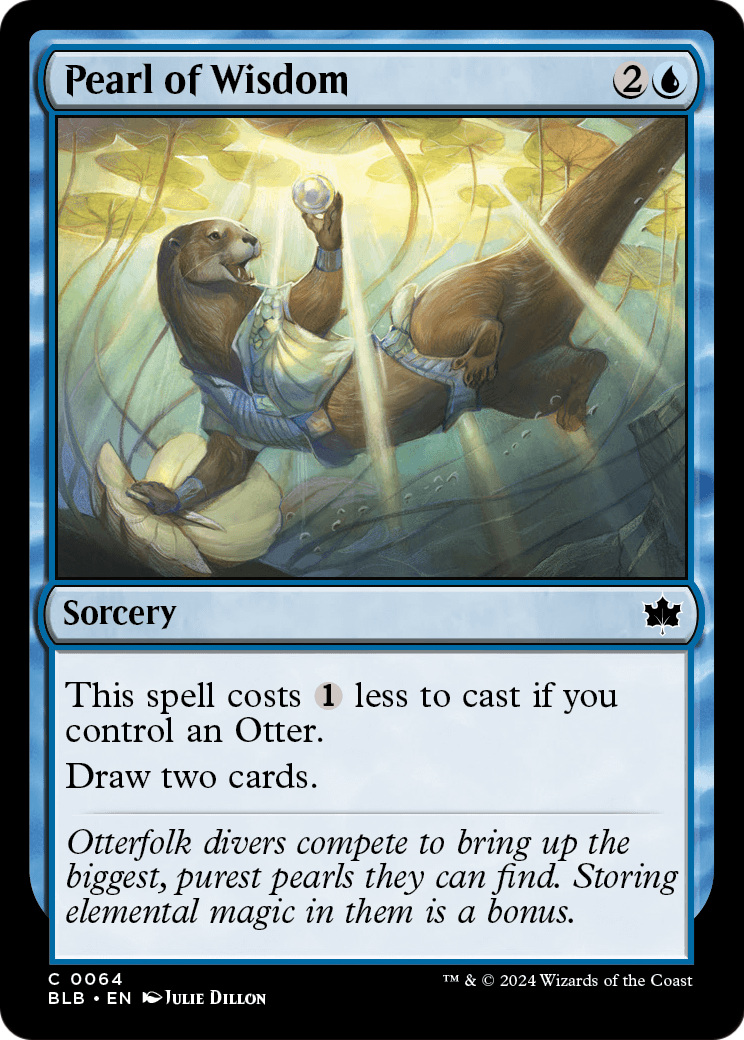 Pearl of Wisdom [Bloomburrow] Foil