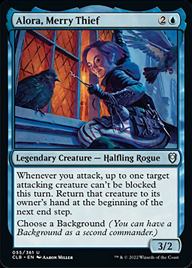 Alora, Merry Thief [Commander Legends: Battle for Baldur's Gate] Foil