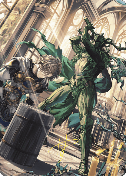 Karmic Justice // Karmic Justice  [Wilds of Eldraine Art Series] (Borderless) Foil