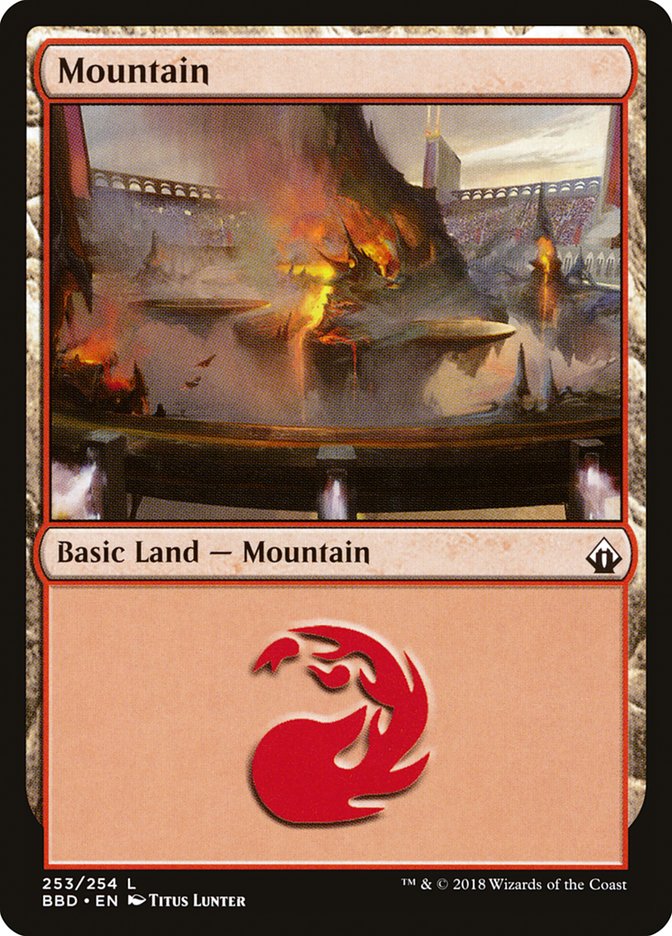Mountain (253) [Battlebond] Foil