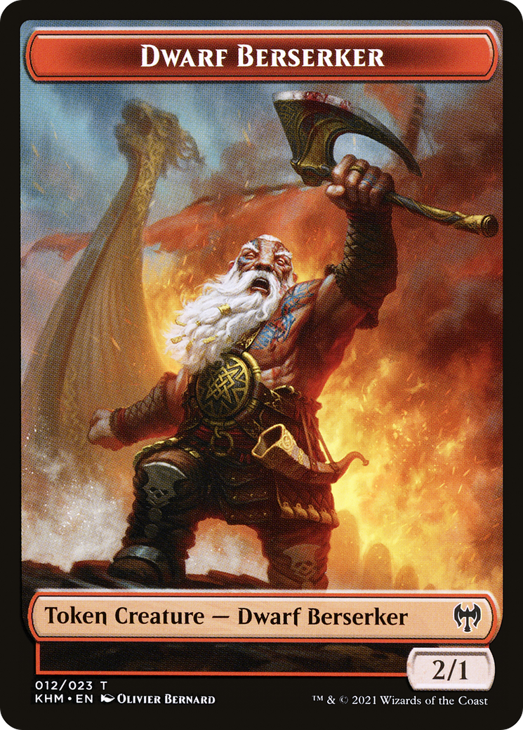 Dwarf Berserker  [Kaldheim Tokens]