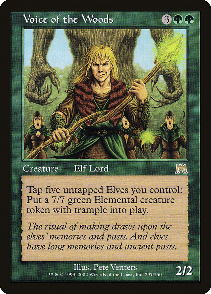 Voice of the Woods [Onslaught] Foil