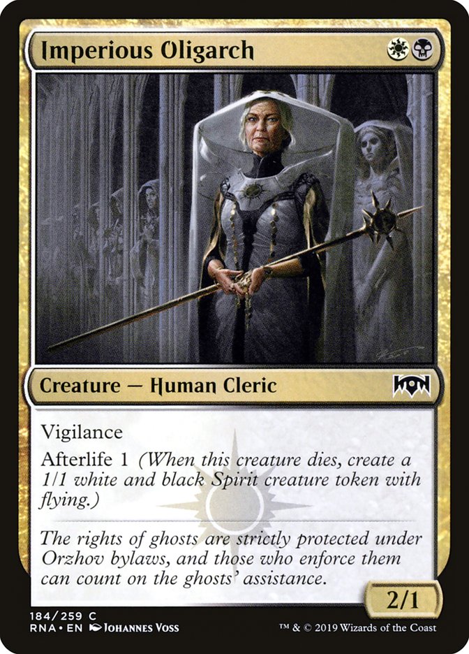 Imperious Oligarch [Ravnica Allegiance] Foil