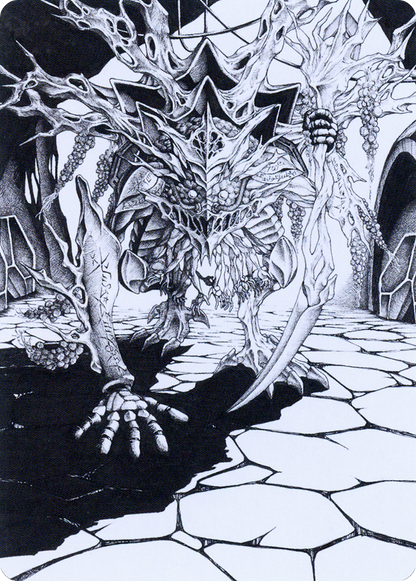 Thrun, Breaker of Silence // Thrun, Breaker of Silence  [Phyrexia: All Will Be One Art Series] (Borderless)