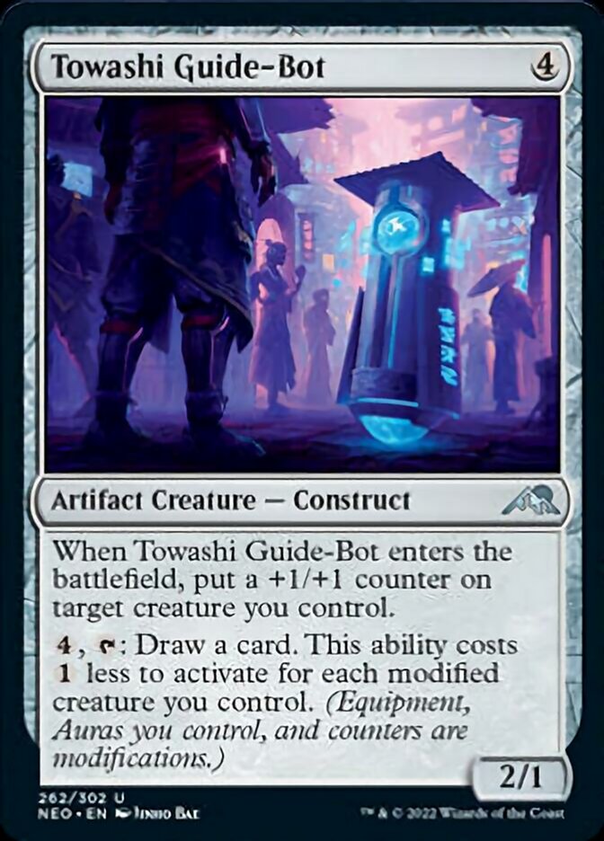 Towashi Guide-Bot [Kamigawa: Neon Dynasty] Foil