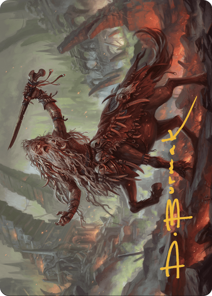 Yarus, Roar of the Old Gods // Yarus, Roar of the Old Gods  [Murders at Karlov Manor Art Series] (Borderless) Foil