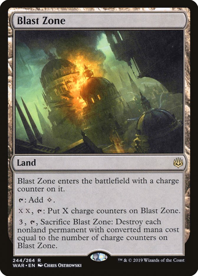 Blast Zone [War of the Spark] Foil