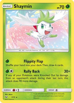 Shaymin (7/73) [Sun & Moon: Shining Legends] Reverse Holofoil