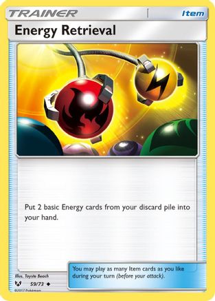 Energy Retrieval (59/73) [Sun & Moon: Shining Legends] Reverse Holofoil