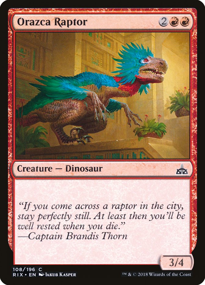 Orazca Raptor [Rivals of Ixalan] Foil