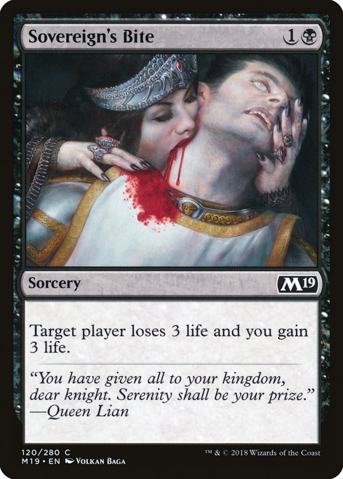 Sovereign's Bite [Core Set 2019] Foil