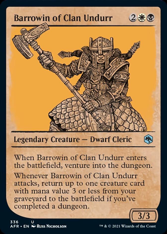 Barrowin of Clan Undurr (Showcase) [Dungeons & Dragons: Adventures in the Forgotten Realms] Foil