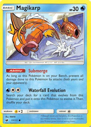 Magikarp (17/111) [Sun & Moon: Crimson Invasion] Reverse Holofoil