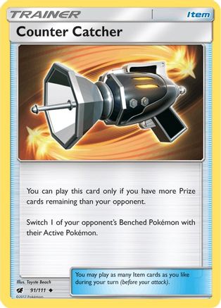Counter Catcher (91/111) [Sun & Moon: Crimson Invasion] Reverse Holofoil