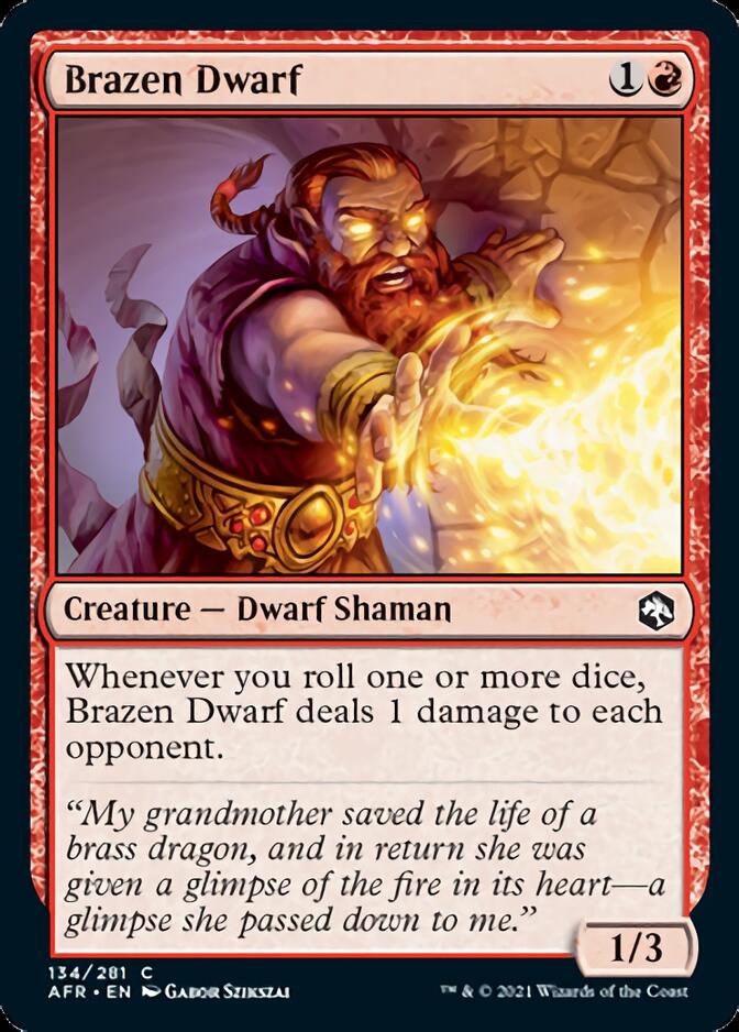 Brazen Dwarf [Dungeons & Dragons: Adventures in the Forgotten Realms] Foil