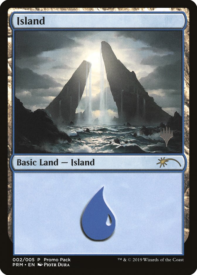 Island (2) [Core Set 2020 Promo Pack] Foil