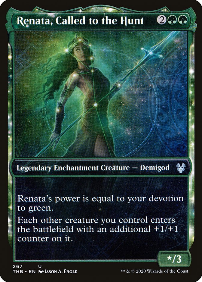 Renata, Called to the Hunt (Showcase) [Theros Beyond Death] Foil