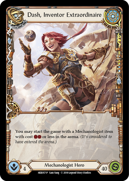 Dash, Inventor Extraordinaire [HER017-P] (Promo)  1st Edition Rainbow Foil