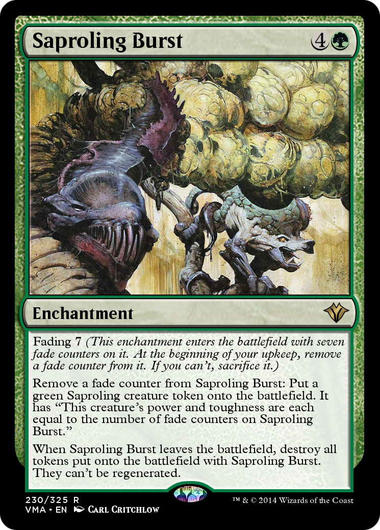 Saproling Burst  [Vintage Masters] Foil