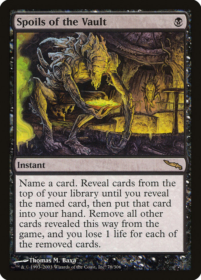 Spoils of the Vault [Mirrodin] Foil